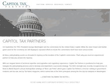 Tablet Screenshot of capitoltax.com